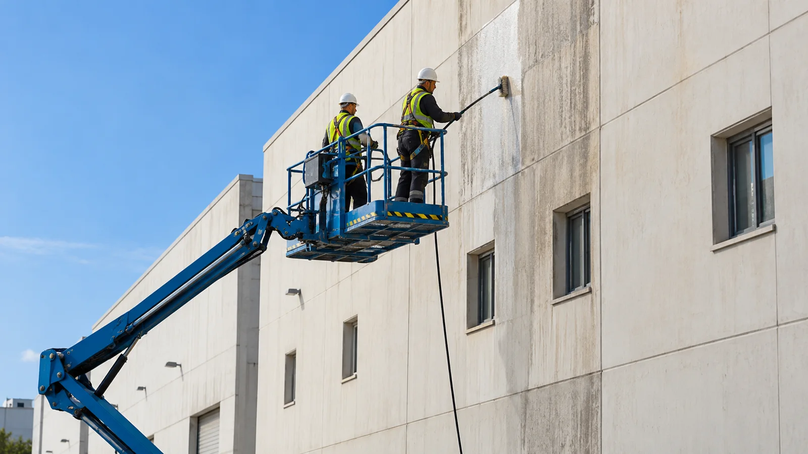 Mantenimiento y limpieza industrial en altura en Mataró